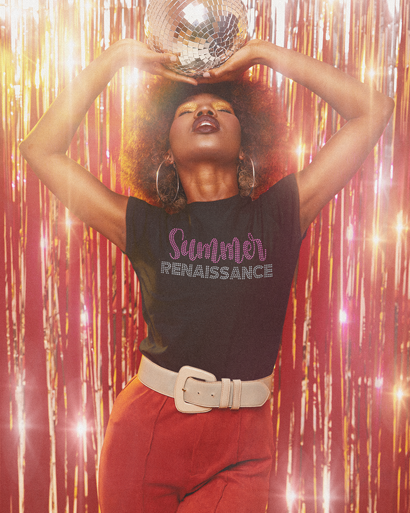 Summer Renaissance Rhinestone T-shirt