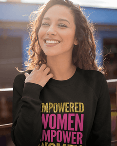 Empowered Women Empower Women Glitter Crewneck